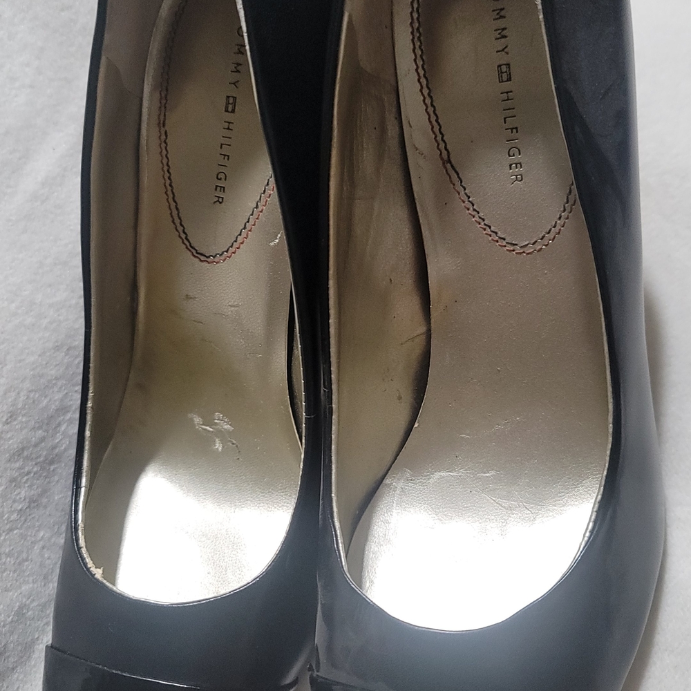 Tommy Hilfiger Black Patent Heels